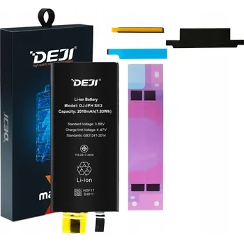 Baterie pro mobilní telefon DEJI Baterie bez BMS pro iPhone SE3 / SE 2022, článek 2018mAh, 100% kondice