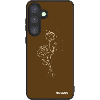 Pouzdro na mobilní telefon Picasee ULTIMATE CASE pro Samsung Galaxy S25+ 5G - Brown flowers