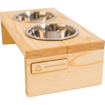 Miska pro psa Animood Vyvýšené misky Gloria Velikost: S - 2 x 0,45 l