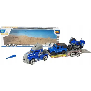 autíčko AUTOPŘEPRAVNÍK S AUTY SE SVĚTLEM A ZVUKEM