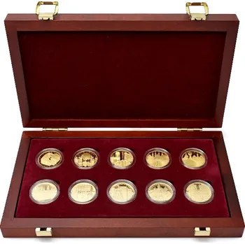 Sběratelství Sada 10 zlatých mincí Městské památkové rezervace 2021 - 2025 Proof 15.55 g