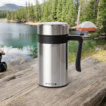 Termoska TERMOHRNEK TERMOSKA NA KÁVU ČAJ NÁPOJ CESTOVNÍ VELKÝ 450ML