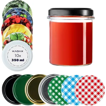 Sklenice Kadax Berti K5747 skleněné Sklenice průhledné 350 ml 10 ks