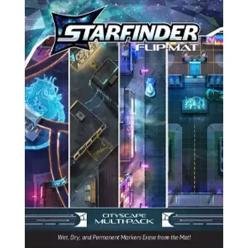 Příslušenství k deskovým hrám Starfinder Flip-Mat Cityscape Multi-Pack (English; NM)
