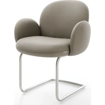 Jídelní židle Jídelní židle Nube-Flex s područkami konzolová podnož kulatá