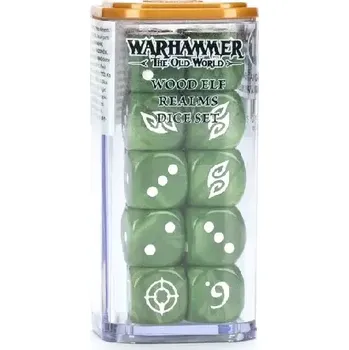 Příslušenství k deskovým hrám Warhammer: The Old World: Wood Elf Realms Dice (English; NM)
