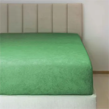 Jiří Polášek Elastická froté prostěradla sytě zelená 20 Velikost: 90x200 na výšku 19-22 cm