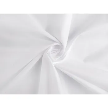 Bavlněná látka / plátno jednobarevná premium METRÁŽ - 1 (BL01/001) bílá