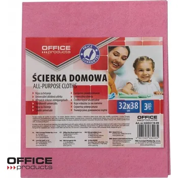 Utěrka Viskózové Utěrka Office Products v balení po 3 kusech ks vícebarevné