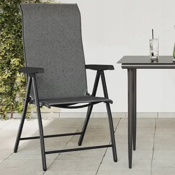 Zahradní židle VidaXL šedá