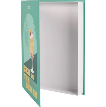 Úložný box Intesi dekorativní box kniha Sex on the beach mořská ozdoba do obýváku nebo ložnice