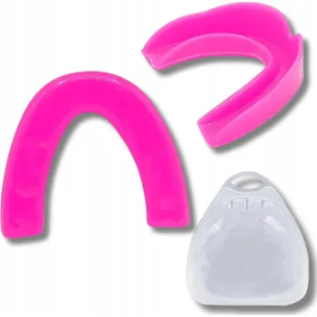 Příslušenství pro čtečku elektronické knihy Ochraniacz Dla Dzieci Na Zęby Rozmiar 10+ Lat s Krabička na čelist Růžová