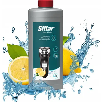 Čisticí kapalina Sillar Shaver Clean na holicí hlavy strojků, citronová vůně, 1 l