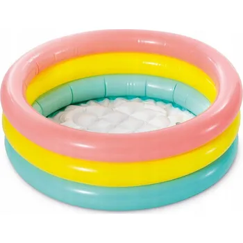 Dětský bazének INTEX 57107 Dětský nafukovací bazén na zahradu duhový - vysoká kvalita provedení