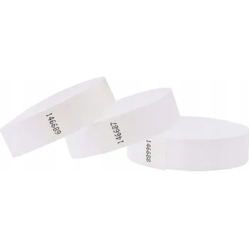 Náramek NÁRAMKY TYVEK NA RUKU DISKOTÉKA PÁRTY 100 ks