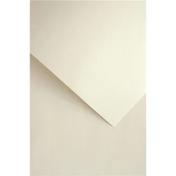 Barevný papír Galeria papieru Designový papír A4 Laid, 110 g, bílý, 50 ks