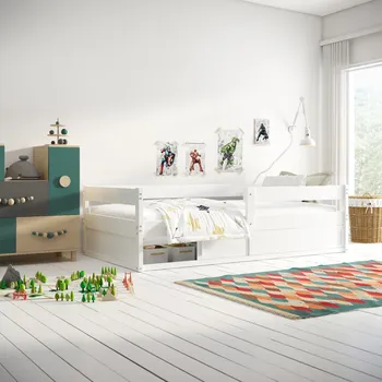 Dětská postel SMB Dětská postel BRUNO, 80x160 cm Dekor: Bílá