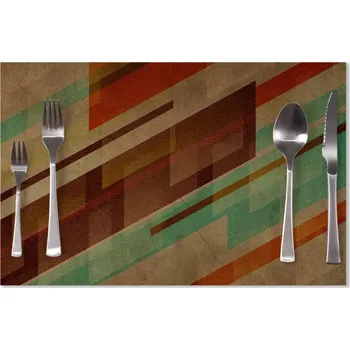 prostírání Sablio Prostírání Hnědá abstrakce: 40x30cm