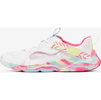 Dětská běžecká obuv DECATHLON Dětské boty Playful Summer 33 BÍLÁ|RŮŽOVÁ