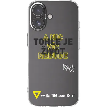 Pouzdro na mobilní telefon Picasee silikonový průhledný obal pro Apple iPhone 17 - Kazma - TOHLE JE ŽIVOT A NIC VÍC NEBUDE
