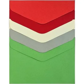Obálka Galeria papieru Ozdobné obálky Smooth - C6,110 g/m2,mix barev,10ks