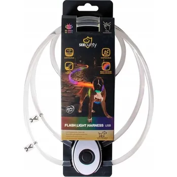 Postroj pro psa Duvo+ Postroj pro psa USB TPU Multikolor 130x2,5x1 cm