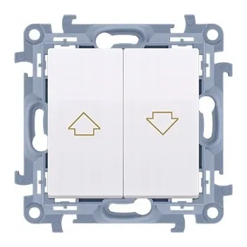 vypínač Dvojitý žaluziový vypínač Kontakt-simon CZW1.01/11 bílý
