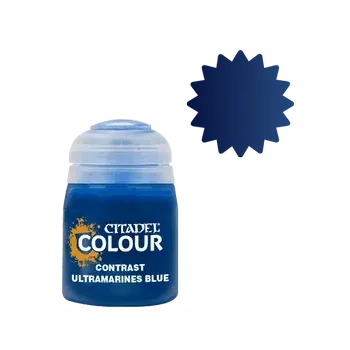 Příslušenství k deskovým hrám Citadel Contrast: Ultramarines Blue (18 ml) (English; NM)