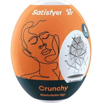 Satisfyer Egg Crunchy - vajíčko na potěšení pro pány (1 ks)