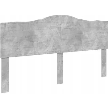 Čelo postele s čelo Betonově šedá 180 cm Kompozitní dřevo