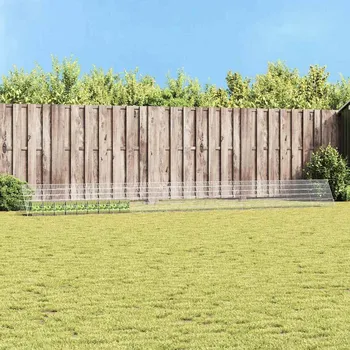 Klec pro králíky Stříbrná 650 x 55 x 55 cm Pozinkovaná ocel