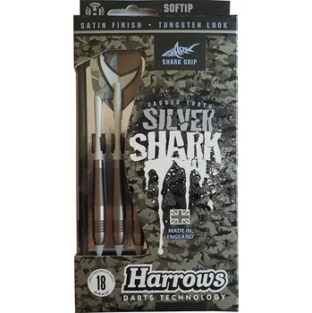 Šipka Šipky HARROWS SOFT SILVER SHARK 18g