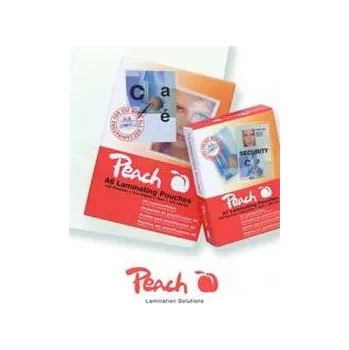 Laminovací fólie PEACH laminovací folie lesklé, 100ks Credit Card, 54x86mm, 125mic, lesklé PP525-07
