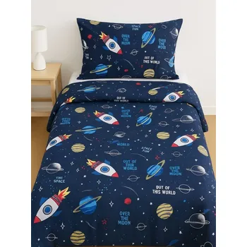 Povlečení Sinsay - Ložní prádlo 140x200 - námořnická modrá - 266II-59X - 266II-59X-ONE