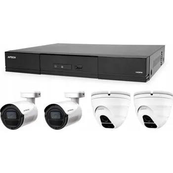 IP kamera Kamerový set 1x NVR AVH2109AX, 2x 2MPX IP Bullet kamera DGM2103ASVP a 2x
