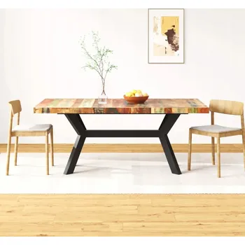 Jídelní stůl Obdélníkový stůl VidaXL 90 x 180 x 76 cm, kovový