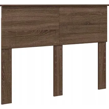 Čelo postele s čelo Hnědý dub 135 cm Kompozitní dřevo