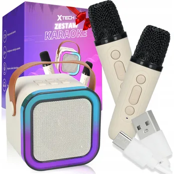 Hudební nástroj pro děti BEZDRÁTOVÝ PŘENOSNÝ KARAOKE SET PRO DĚTI I DOSPĚLÉ S BLUETOOTH