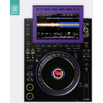 Příslušenství pro DJ techniku Doto Design Skin CDJ-3000X COLORS DVS Purple
