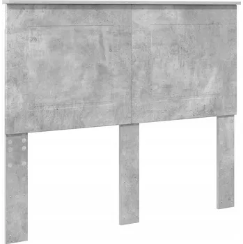 Čelo postele s čelo Betonově šedá 120 cm kompozitní dřevo