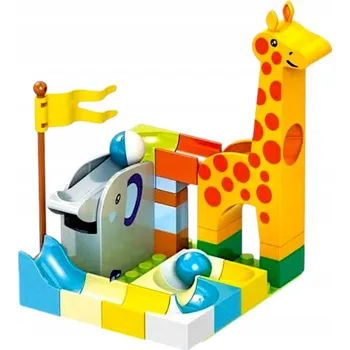 ostatní stavebnice STAVEBNICE SADA KOSTEK PRO DĚTI KULIČKOVÁ DRÁHA 31 DÍLŮ ZVÍŘATA