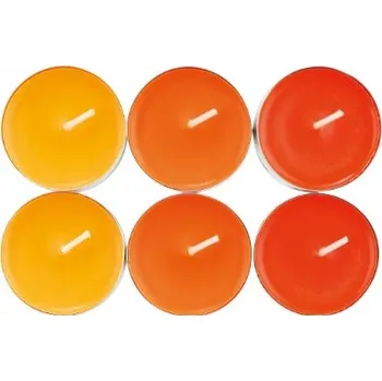 Svíčka Vonné svíčky typu tealight Livarno home, 6 ks, pomeranč