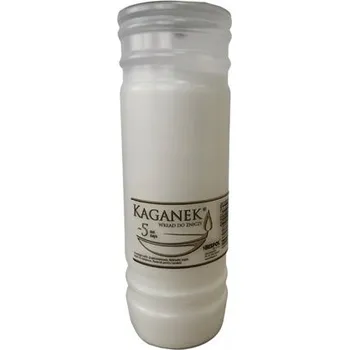 Svíčka Parafínový vklad do hřbitovních svíček BISPOL 18 cm, doba hoření až 5 dnů