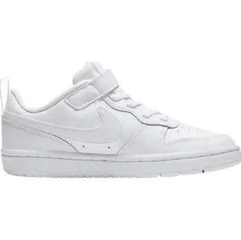 Chlapecké tenisky Dětské boty Nike Court Borough LOW 2 PSV bílé na suchý zip vel. 33