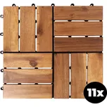 Linder Exclusiv Akáciové terasové dlaždice 30x30 cm 11 ks