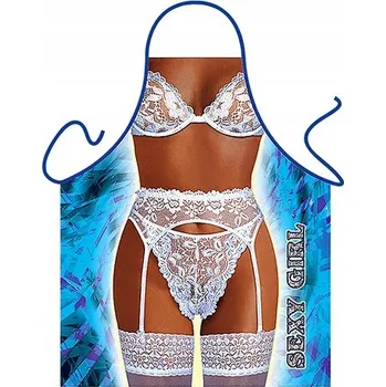 Kuchyňská zástěra Zástěra Sexy žena ve spodním prádle