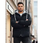 Pánská zimní bunda s kapucí Dstreet TX5101 Barva: Modrá, Velikost: L