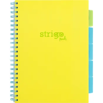 Sešit Sešit A4 s mřížkou Strigo, 100 listů