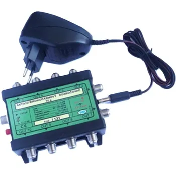 Anténní zesilovač Anténní širokopásmový zesilovač s 10x násobným rozbočovačem +zdroj