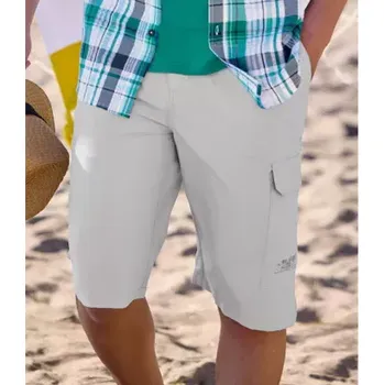 Pánské kraťasy Atlas For Men Kapsáčové bermudy Evasion z mikrovlákna, Šedá , Velikost 4XL N2144